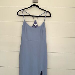 Likely Women’s 8 Lavender Purple Sammy Gown Racerback split dress